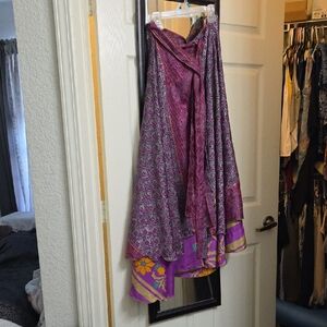 Purple and Pink Maxi Skirt